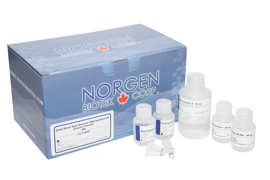 A blood dna isolation kit by Norgen Biotek