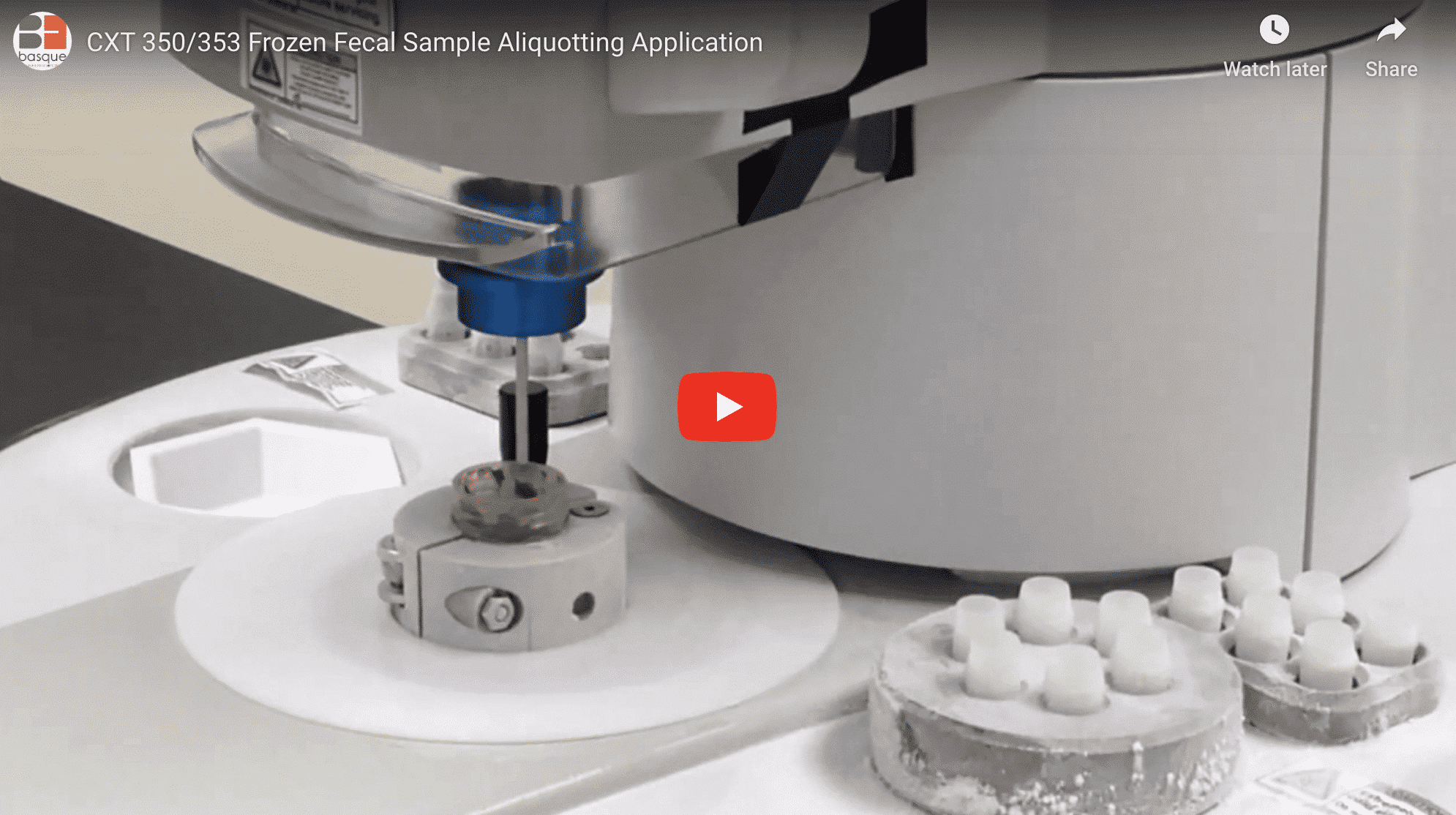 Basque Engineering + Science - Frozen Sample Aliquotter - NBS Scientific