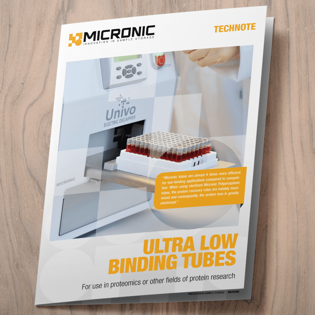 Ultra Low Binding Tubes NBS Scientific